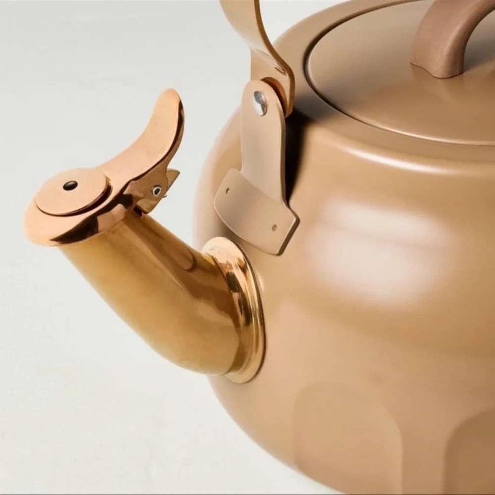 Teapot with Copper Accents Tan - Hearth & Hand Magnolia
